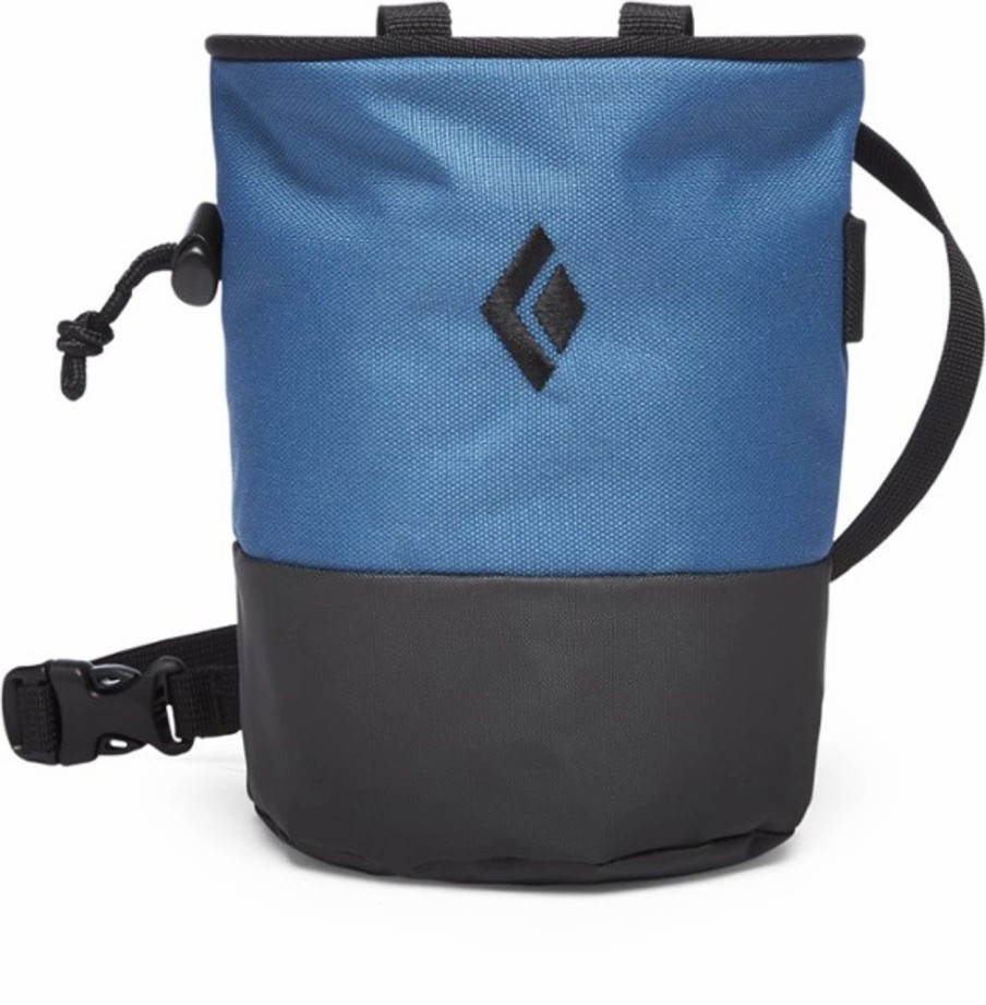 Rock And Snow * | Black Diamond Mojo Zip Chalk Bag Astral Blue