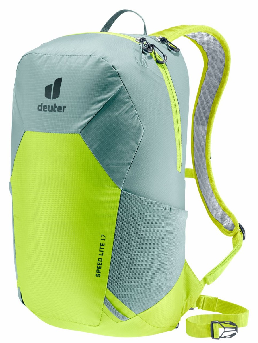 Backpacks * | Deuter Speedlite 17 Backpack Jade/Citrus