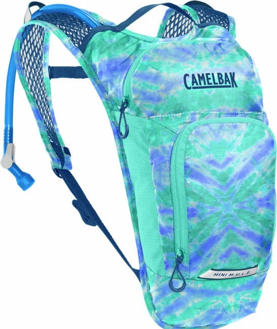 Backpacks * | Camelbak Kids' Mini M.U.L.E. 50 Oz Hydration Pack Tie Dye/Blue