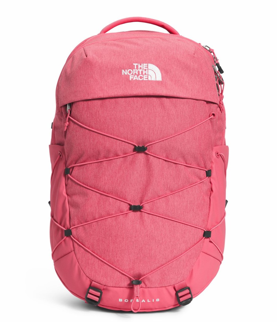 Backpacks * | The North Face Women'S Borealis Backpack Cosmo Pink Dark Heather/Tnf White