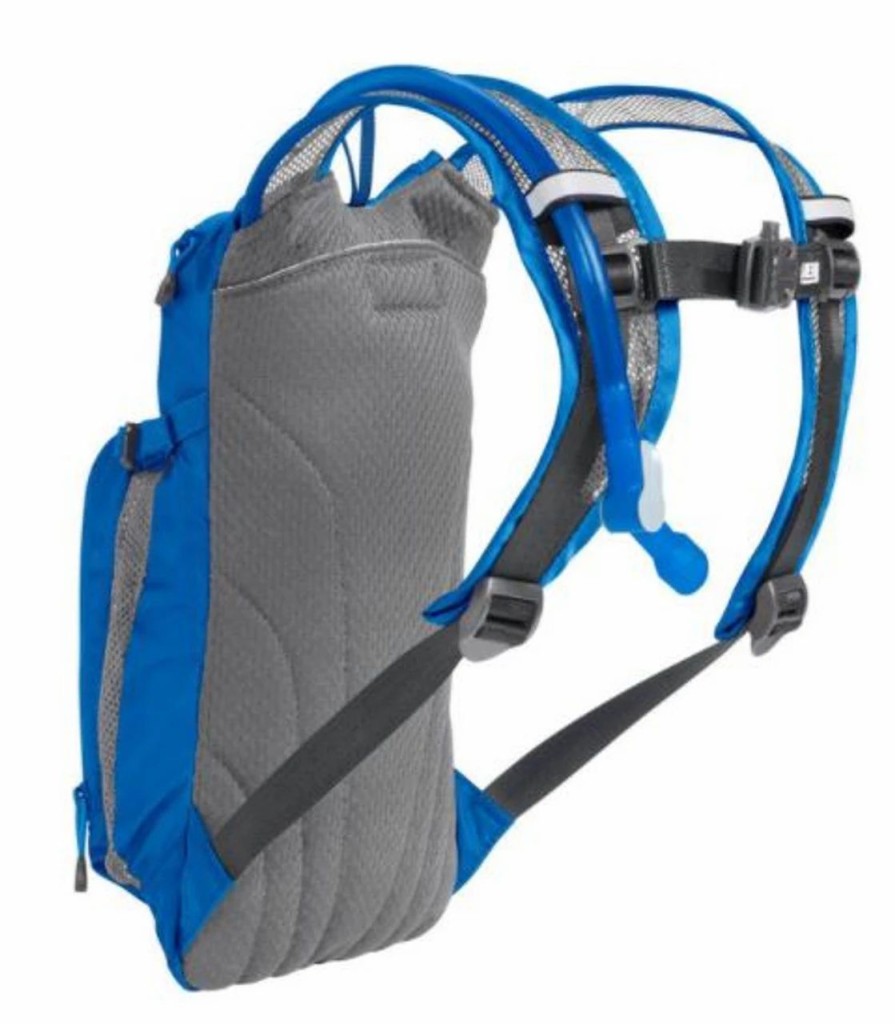 Backpacks * | Camelbak Kid'S Mini Mule 50Oz. Hydration Pack Lapis Blue White Stripe