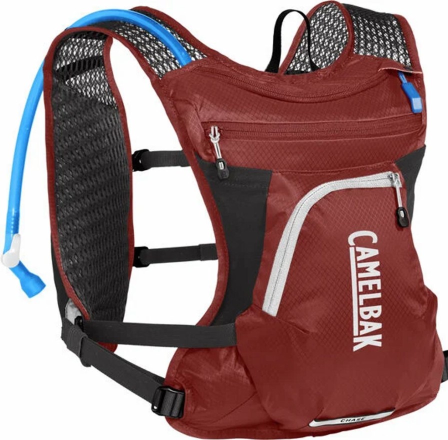 Backpacks * | Camelbak Men'S Chase Bike Vest 50Oz Fired Brick/White