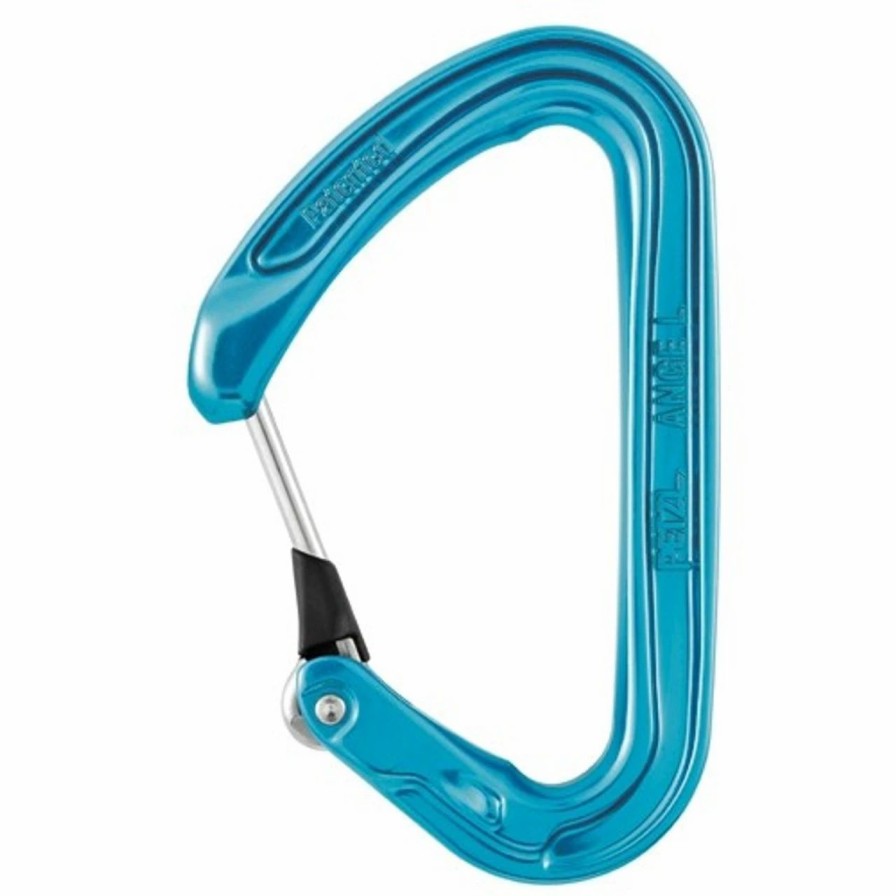 Rock And Snow * | Petzl Ange L Wire Carabiner Blue