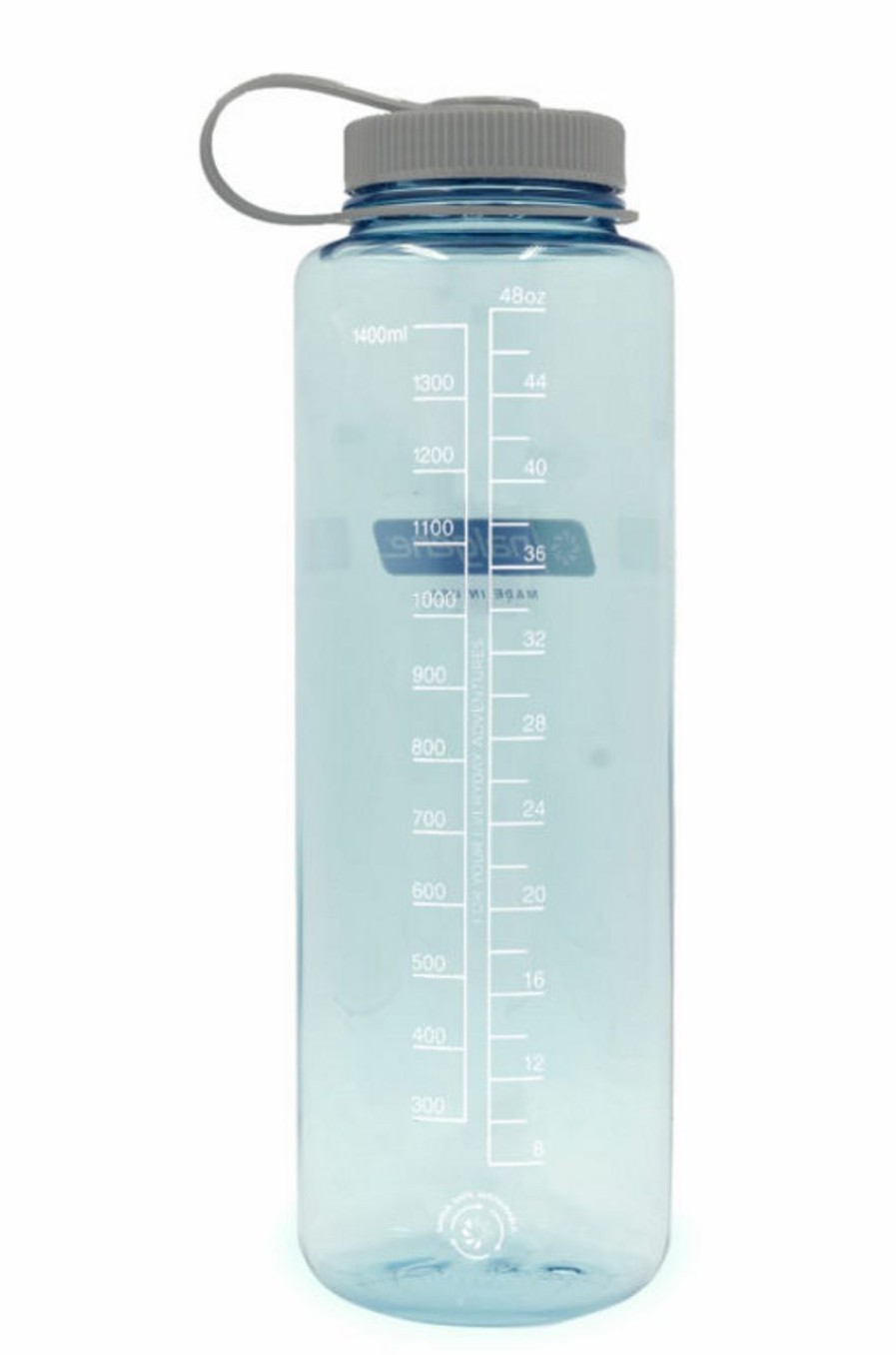 Bottles * | Nalgene 48Oz Wide Mouth Sustain Silo Bottle Seafoam