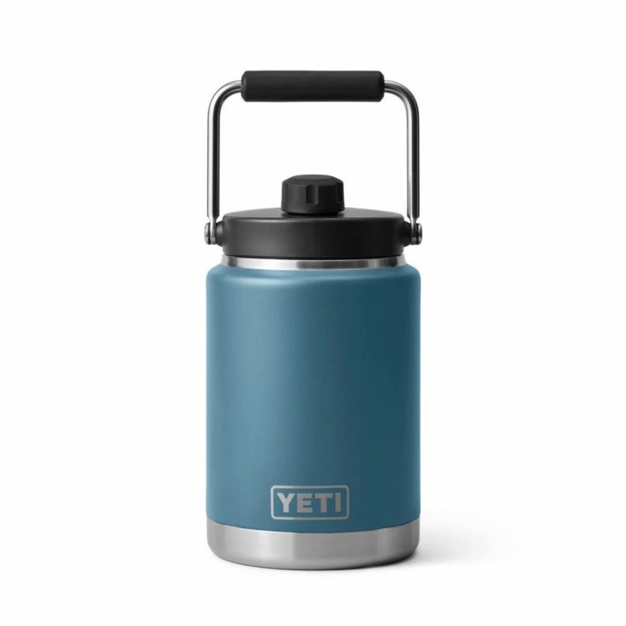 Bottles * | Yeti Rambler Half Gallon Jug Nordic Blue