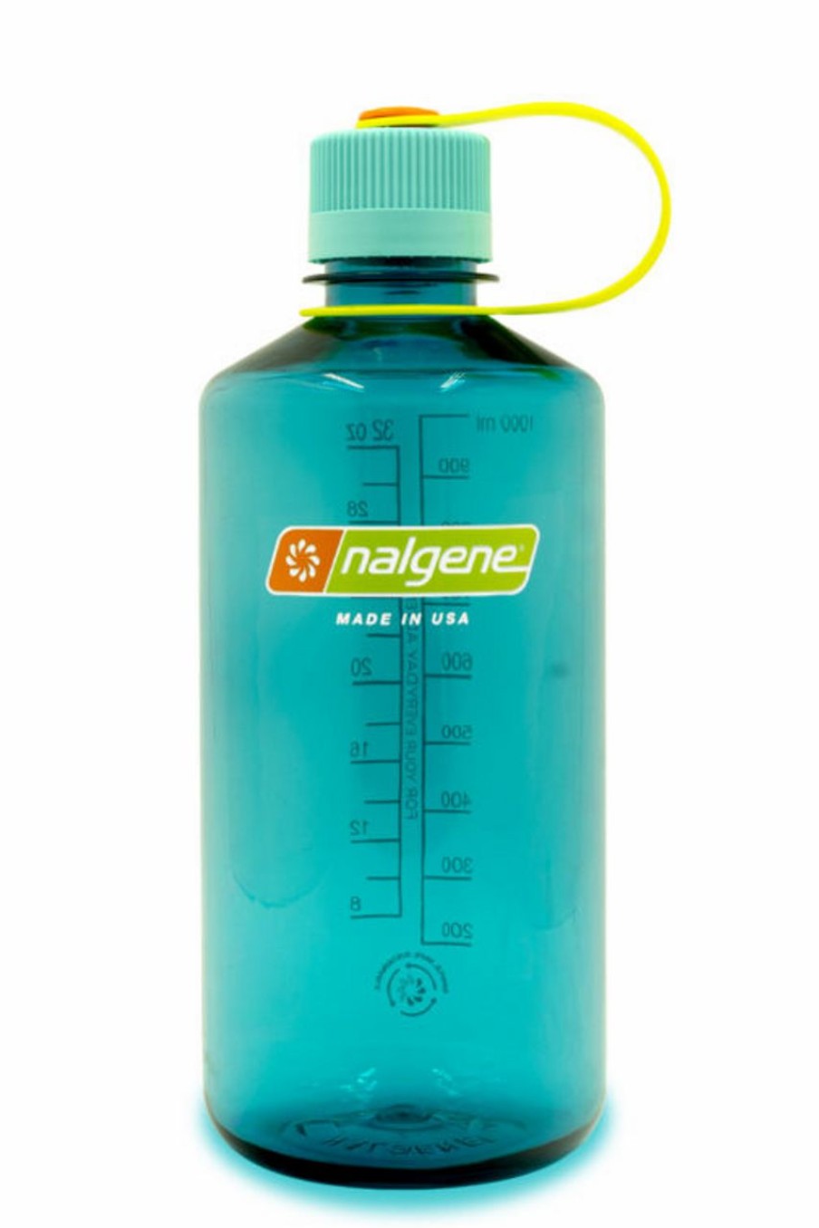 Bottles * | Nalgene 32Oz Narrow Mouth Sustain Water Bottle Cerulean