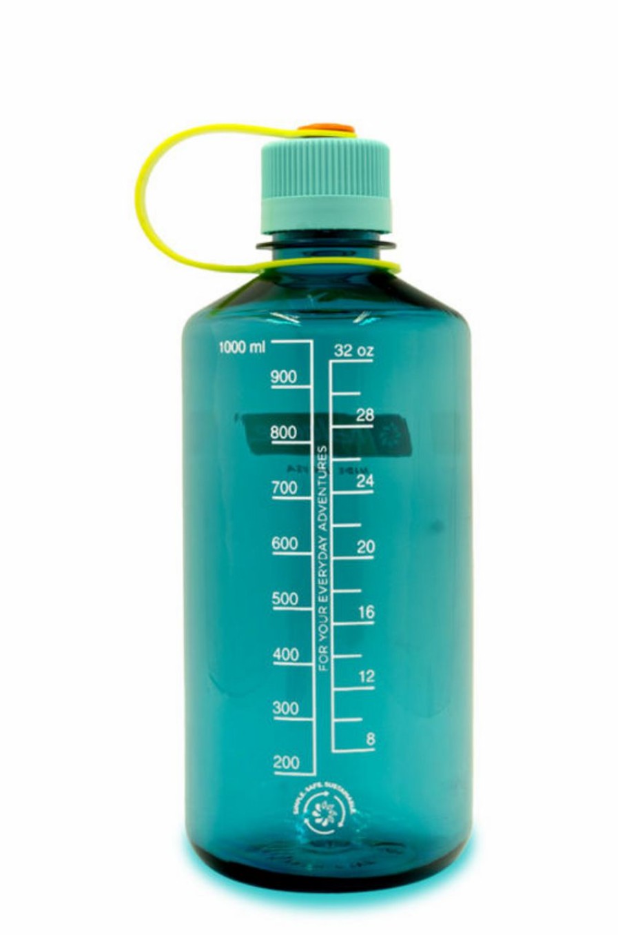 Bottles * | Nalgene 32Oz Narrow Mouth Sustain Water Bottle Cerulean