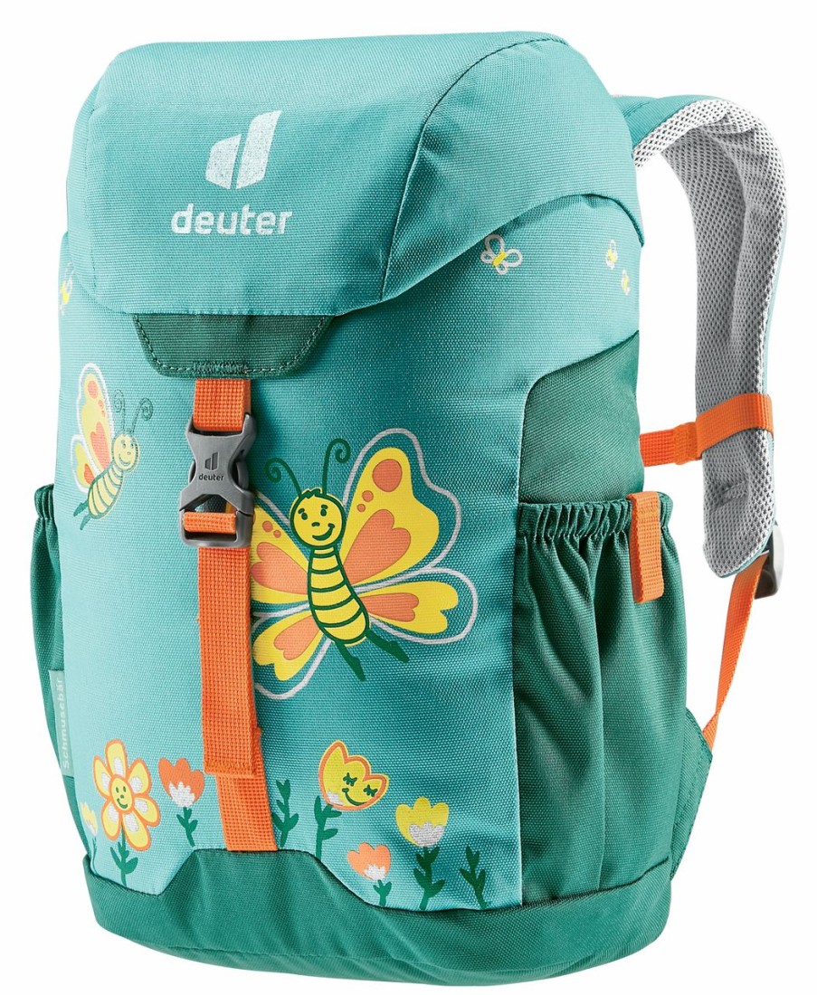 Backpacks * | Deuter Kids' Schmusebar Backpack Dust Blue/Alpine Green