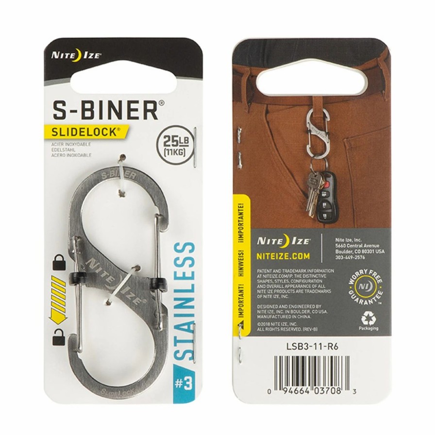 Rock And Snow * | Nite Ize S-Biner Slidelock 3 Stainless