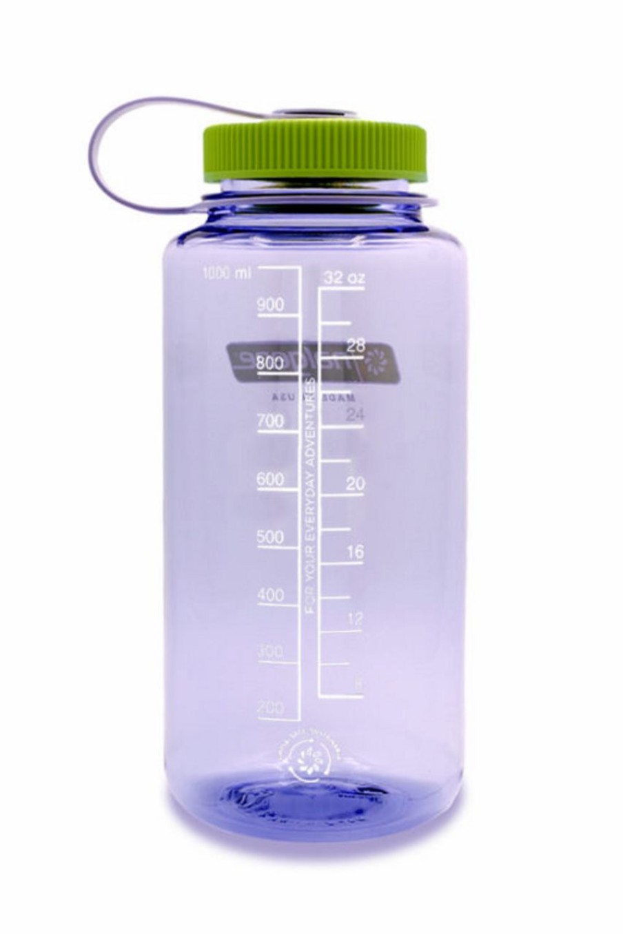 Bottles * | Nalgene Wide Mouth Sustain Water Bottle (32Oz) Dove Gray