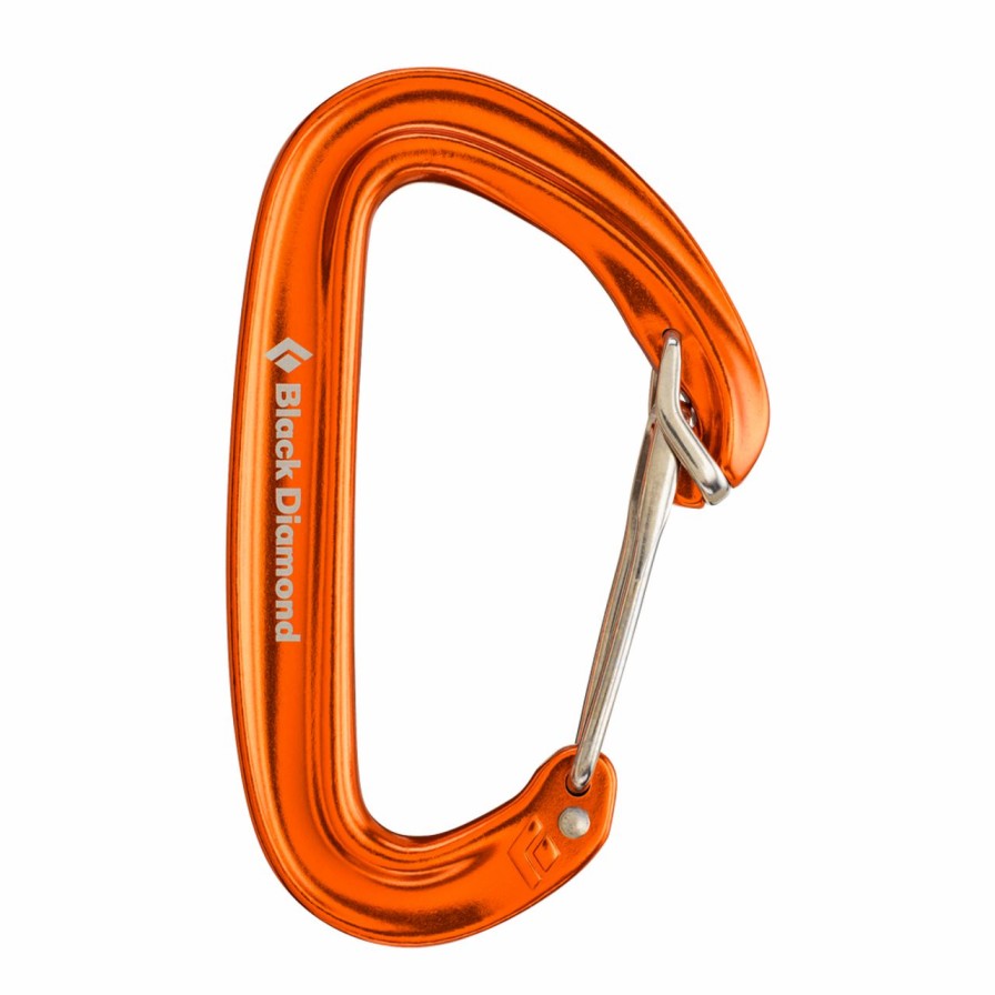 Rock And Snow * | Black Diamond Oz Carabiner Orange