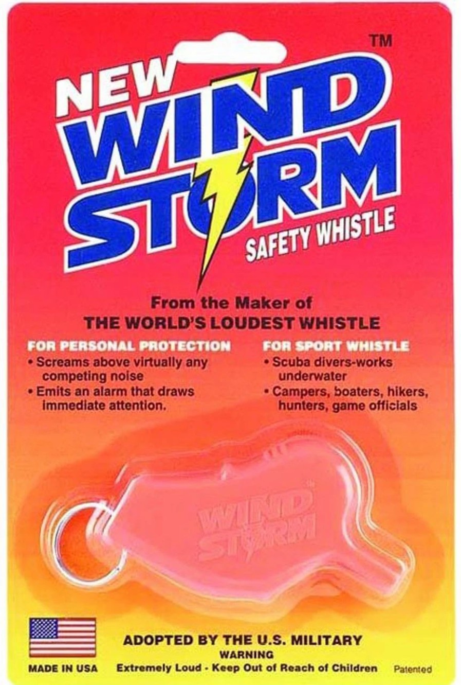 First Aid & Emergency * | Liberty Mountain Sports Windstorm Whistle Orange