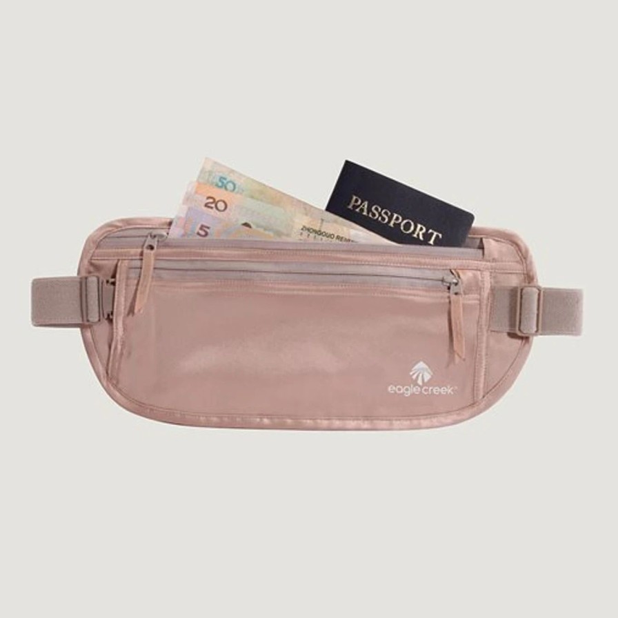 Backpacks * | Eagle Creek Silk Undercover Money Belt Rose