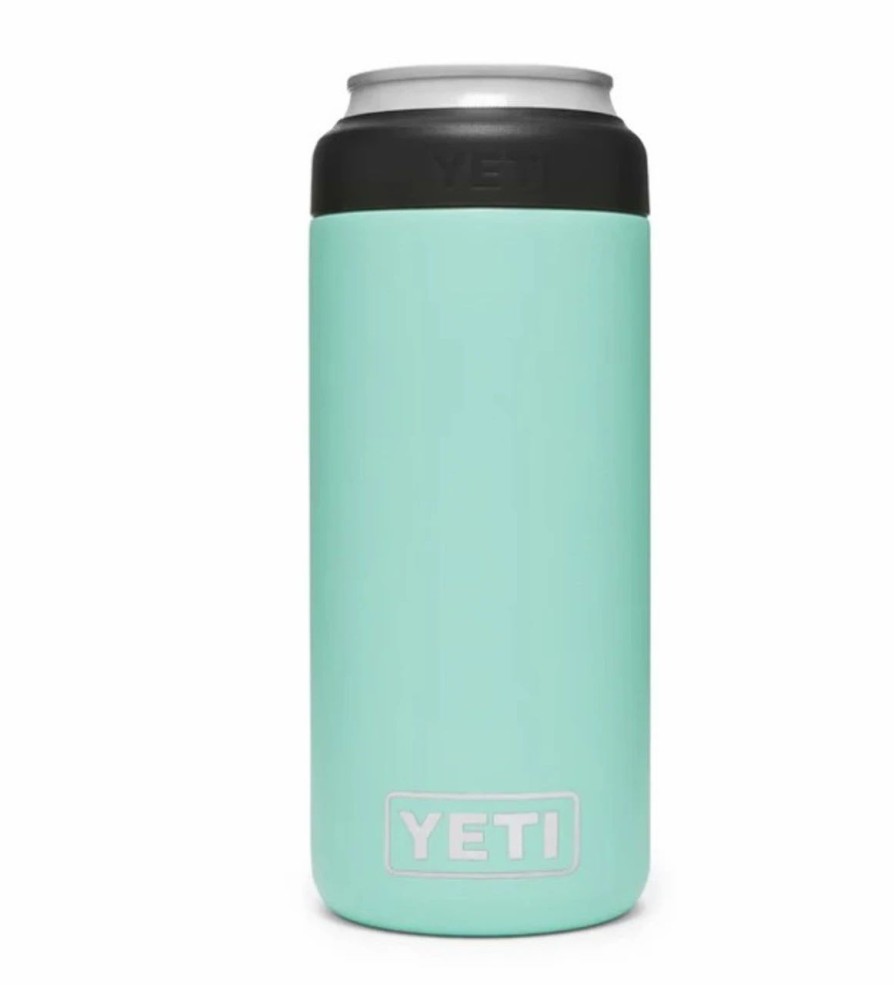 Bottles * | Yeti Rambler 12 Oz Colster Slim Can Insulator Seafoam