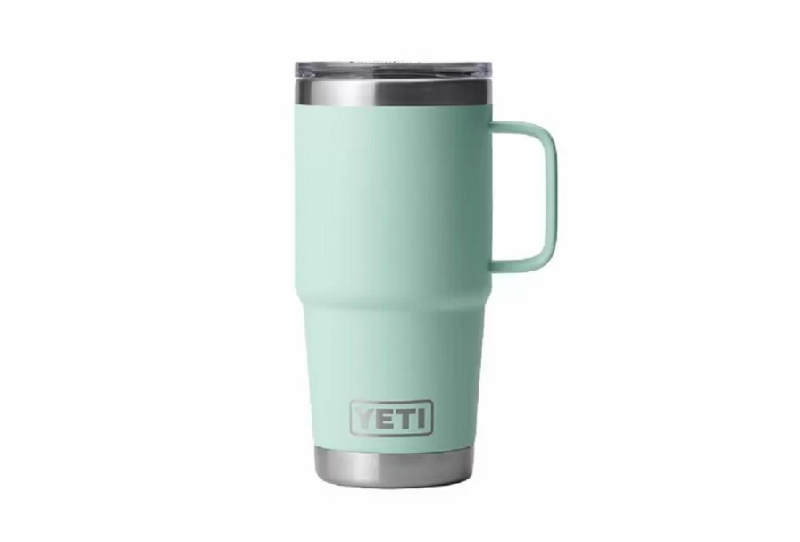 Bottles * | Yeti Rambler 20 Oz Travel Mug With Stronghold Lid Seafoam