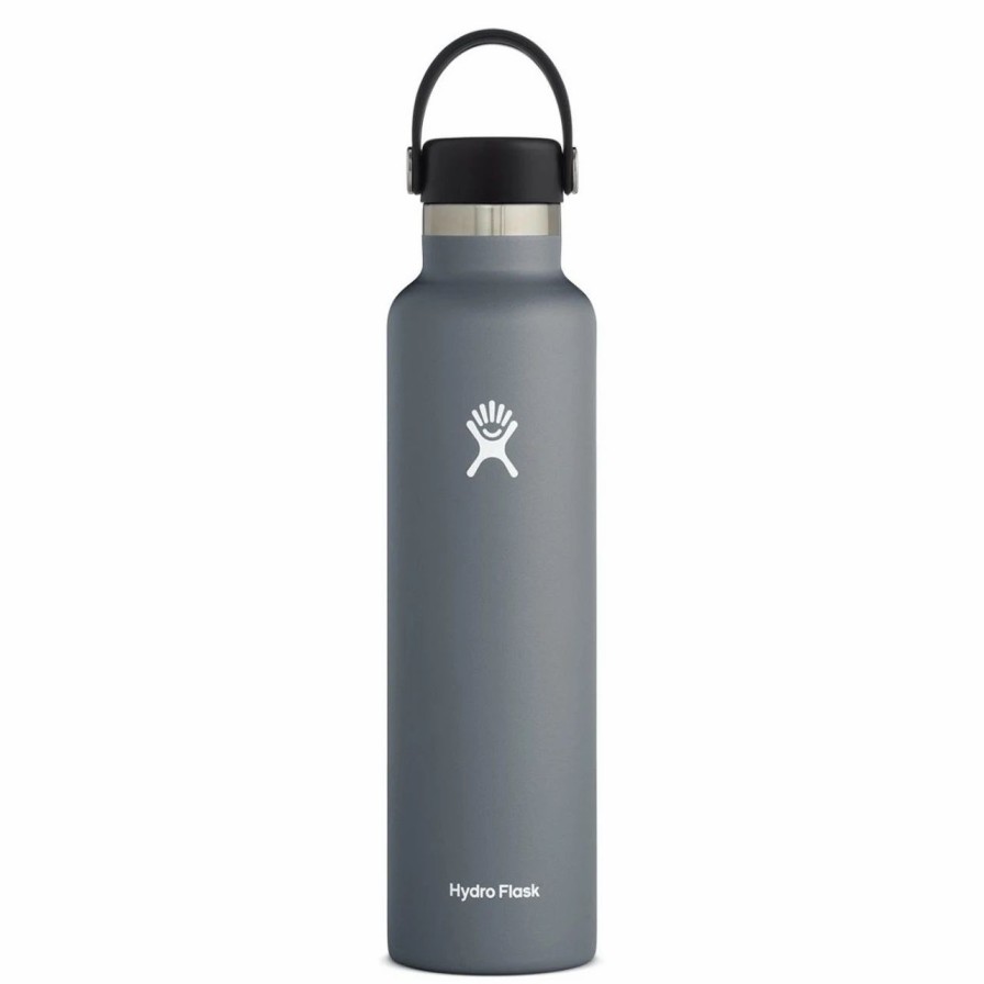 Bottles * | Hydro Flask 24 Oz Standard Mouth Bottle Stone