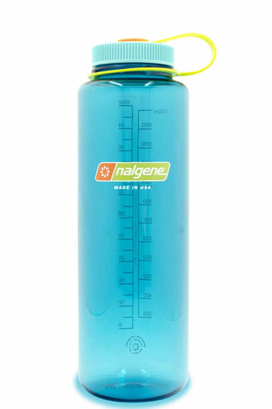 Bottles * | Nalgene 48Oz Wide Mouth Sustain Silo Bottle Cerulean