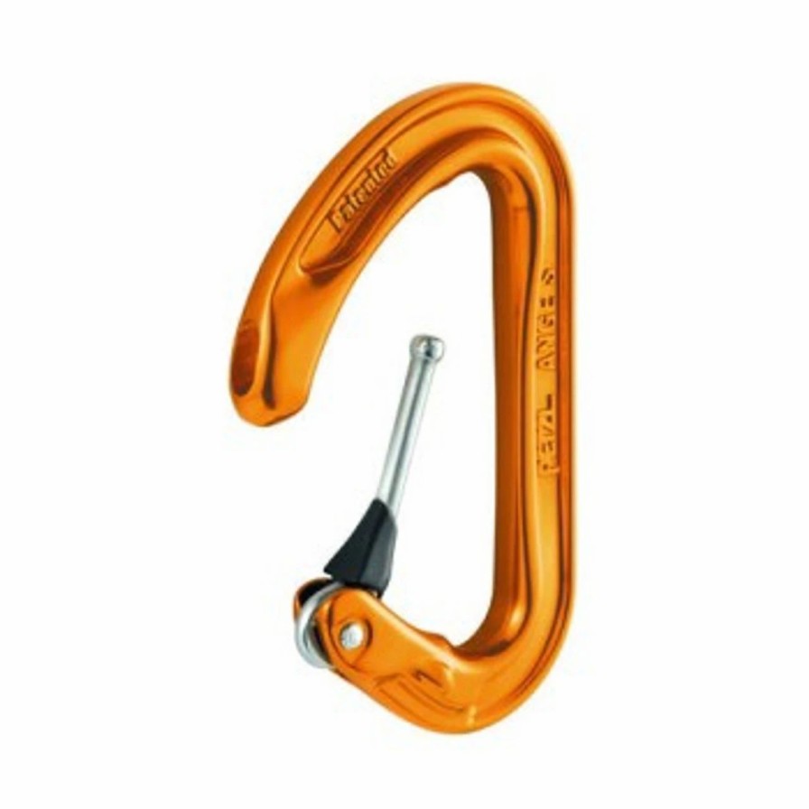 Rock And Snow * | Petzl Ange S Wire Carabiner Orange