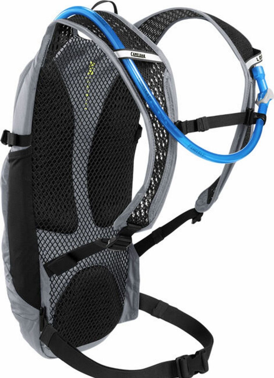 Backpacks * | Camelbak Men'S Lobo 9 70Oz Hydration Pack Gunmetal/Lime