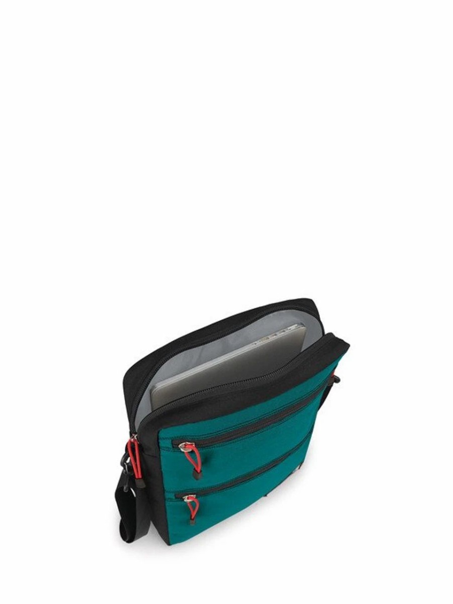 Backpacks * | Osprey Heritage Musette 13 Dark Pine Green