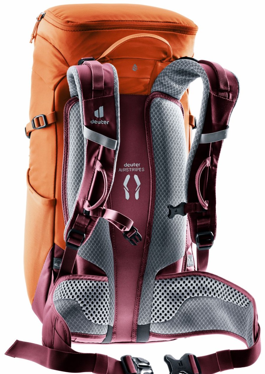 Backpacks * | Deuter Women'S Trail 22 Sl Backpack Chestnut/Maroon