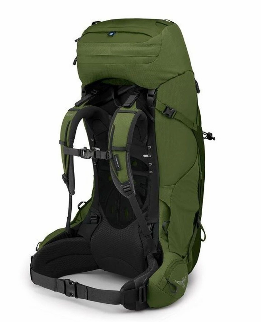 Backpacks * | Osprey Men'S Aether 65 S/M Garlic Mustard Green