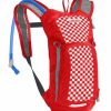 Backpacks * | Camelbak Kid'S Mini Mule 50Oz. Hydration Pack Racing Red Check