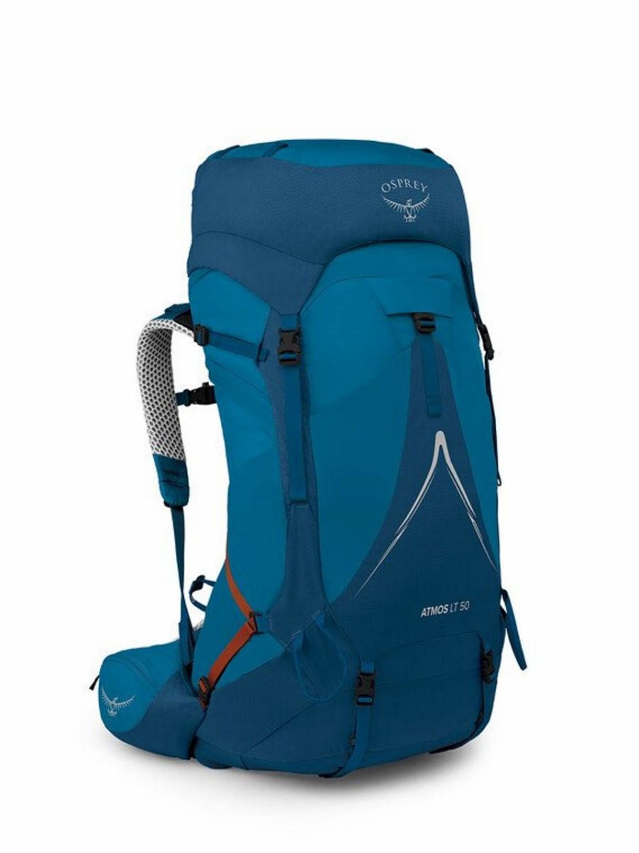 Backpacks * | Osprey Men'S Atmos Ag Lt 50 L/Xl Backpack Night Shift Scoria Blue