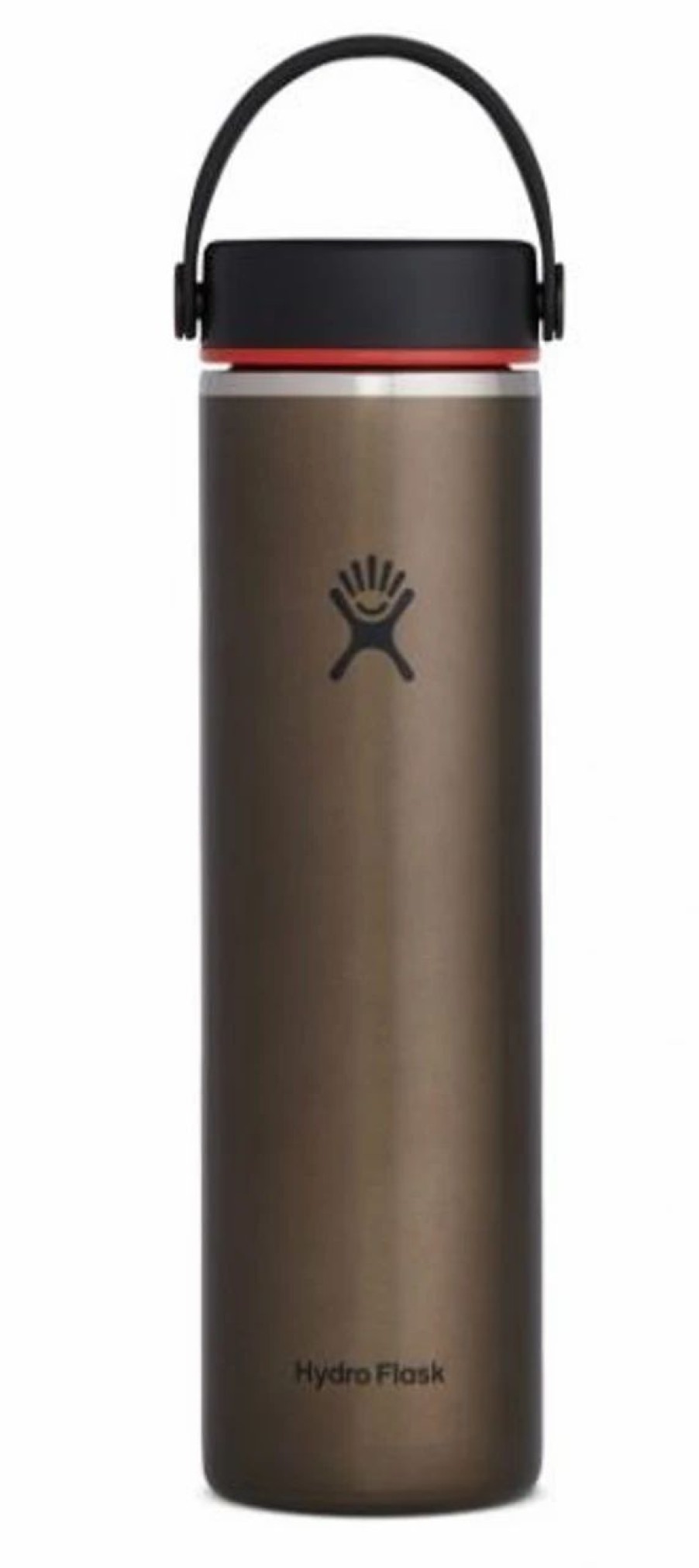 Bottles * | Hydro Flask 24 Oz Lightweight Wide Mouth Trail Series Obsidian