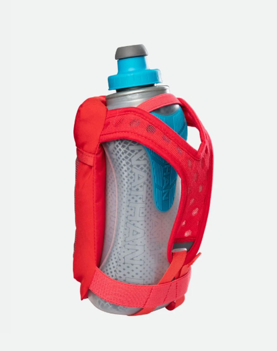 Bottles * | Nathan Quick Squeeze 18Oz Insulated Handheld Bottle Hibiscus/Blue Me Away