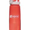 Bottles * | Nalgene 24Oz On The Fly Lock-Top Sustain Bottle Coral W/Frost Coral Cap