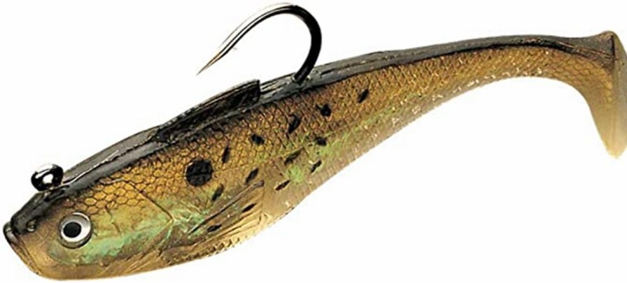 Backpacks * | Tsunami Holographic Swim Shad Soft Bait 3 Golden Bunker W/Spots