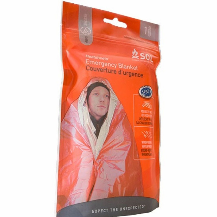 First Aid & Emergency * | Adventure Medical Kits Survive Outdoors Longer Emergency Blanket Orange