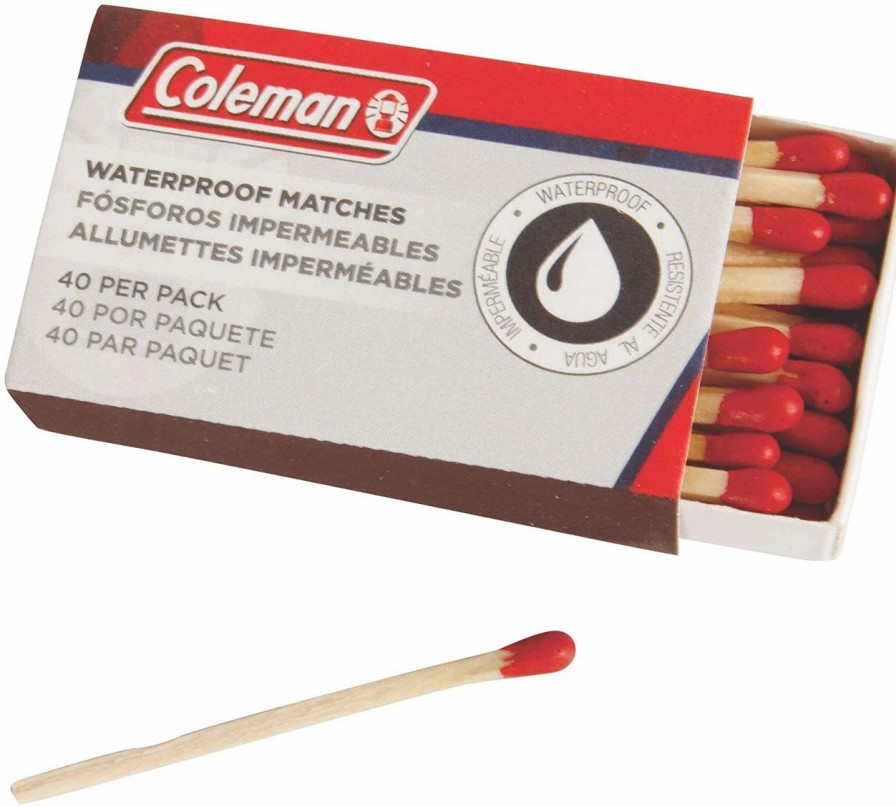 First Aid & Emergency * | Coleman Waterproof Matches 1 Pack Multi