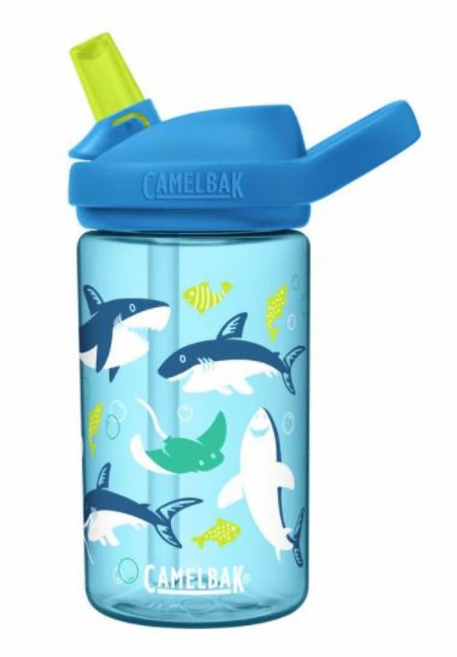 Bottles * | Camelbak Eddy+ Kid'S 14Oz Bottle W/Tritan Renew Sharks And Rays