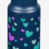 Bottles * | Klean Kanteen Kid'S Classic Narrow 12Oz-Insulated Bottle Navu Hearts