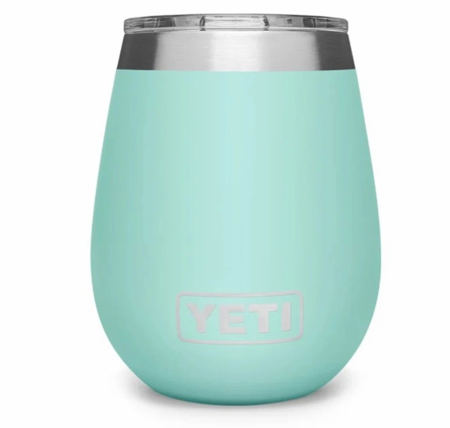 Bottles * | Yeti Rambler 10 Oz Wine Tumbler With Magslider Lid Seafoam