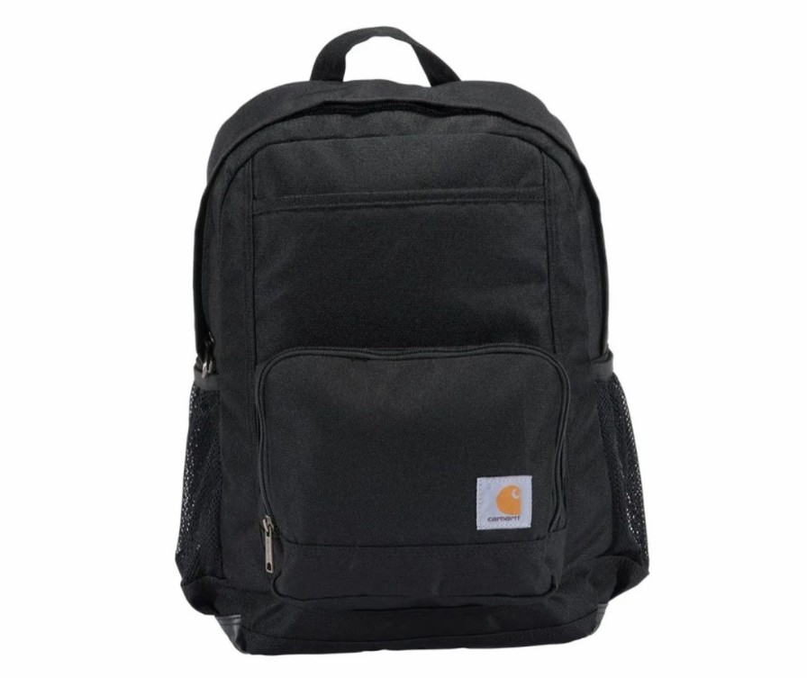 Backpacks * | Carhartt Men'S Single-Compartment Backpack 23L Black