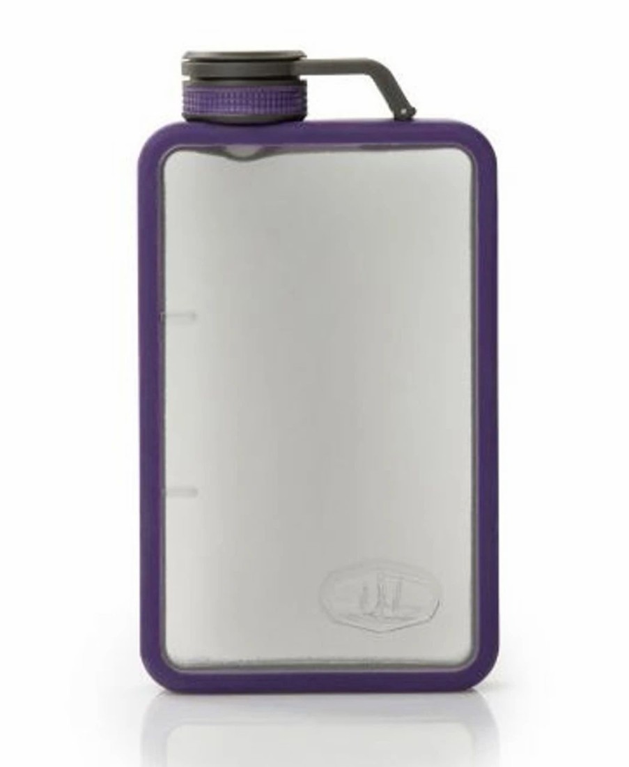 Bottles * | Gsi Outdoors Boulder 6Oz Flask Purple