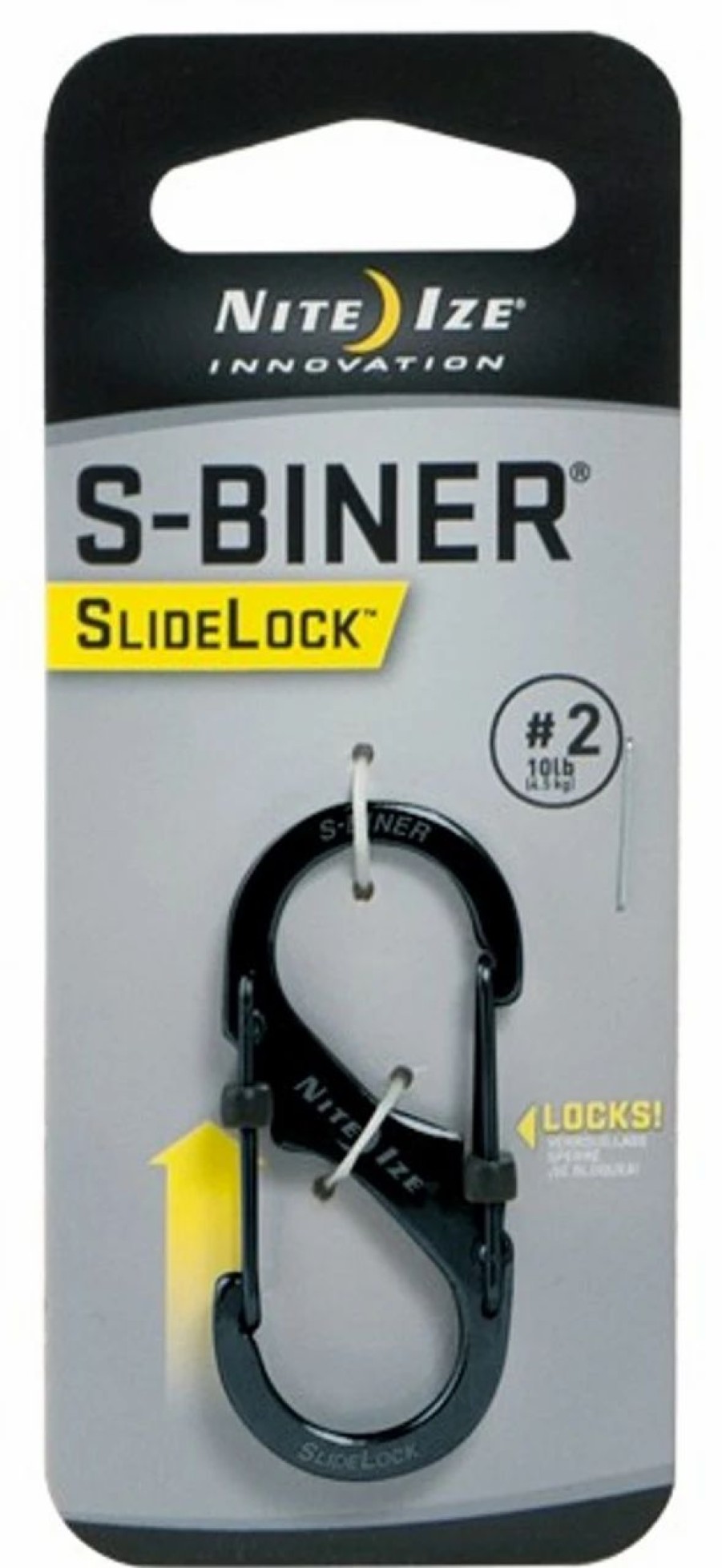 Rock And Snow * | Nite Ize S-Biner Slidelock 2 Black