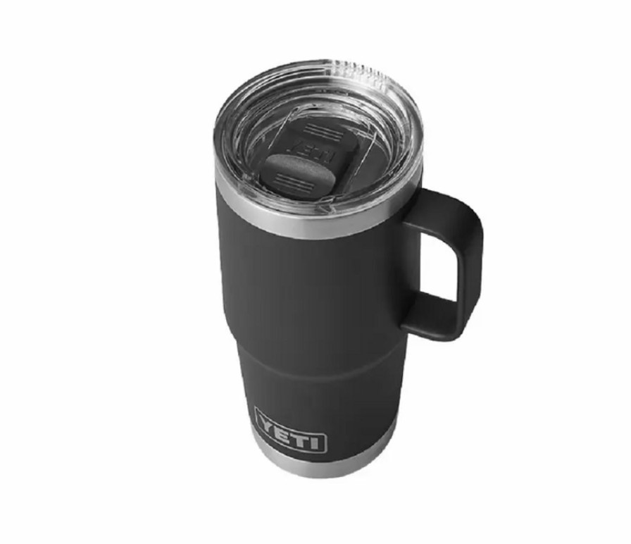 Bottles * | Yeti Rambler 20 Oz Travel Mug With Stronghold Lid Black