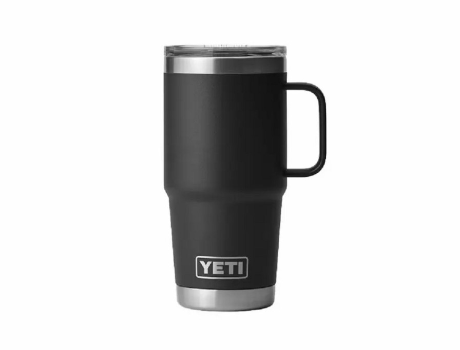 Bottles * | Yeti Rambler 20 Oz Travel Mug With Stronghold Lid Black