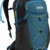 Backpacks * | Camelbak Men'S Fourteener 26 Hydration Hiking Pack With Crux 3L Reservoir Gibraltar Navy/Summer Lime