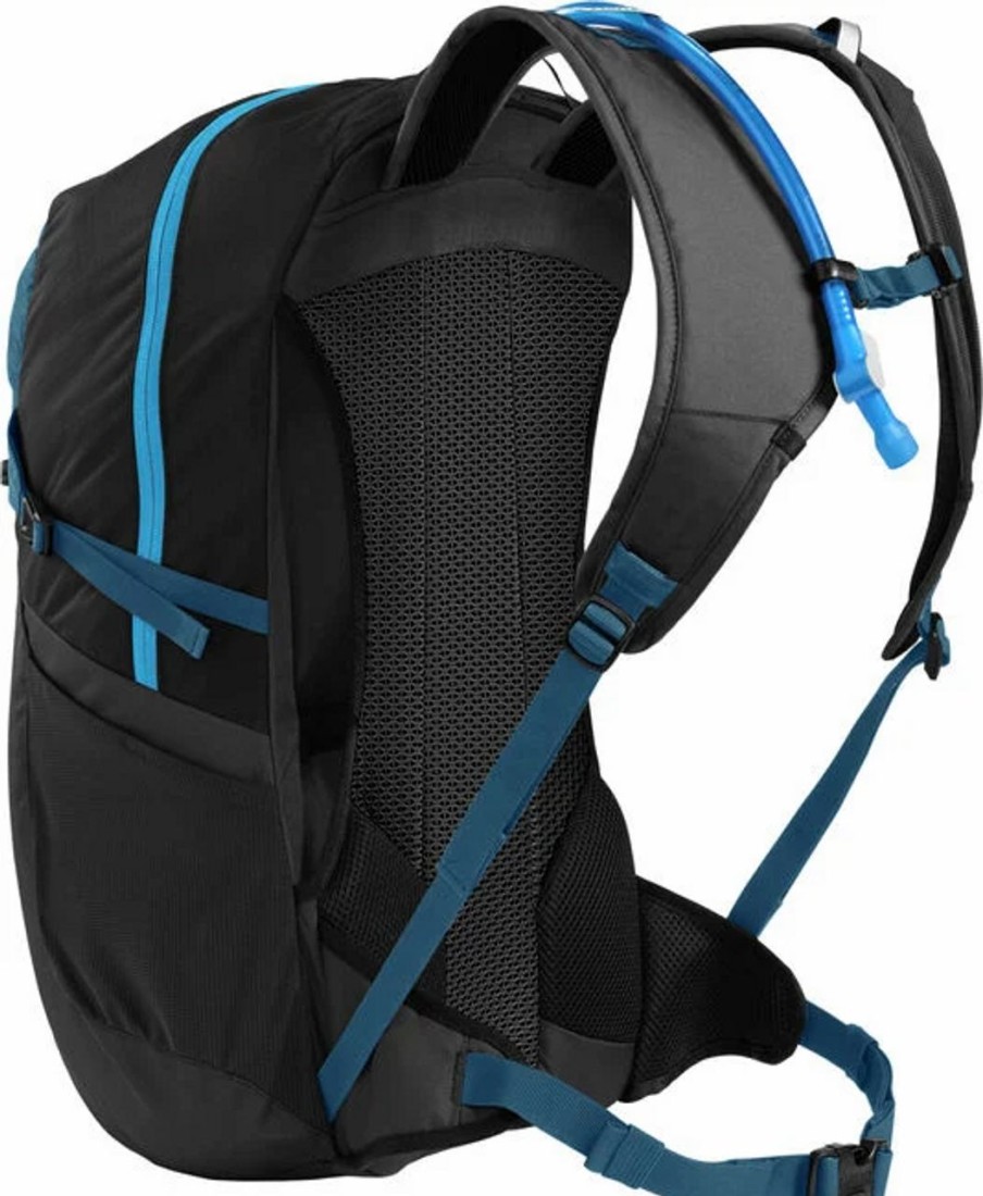 Backpacks * | Camelbak Men'S Fourteener 26 Hydration Hiking Pack With Crux 3L Reservoir Gibraltar Navy/Summer Lime