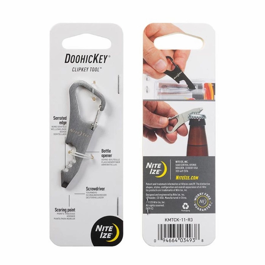 Rock And Snow * | Nite Ize Doohickey Clipkey Key Tool Stainless