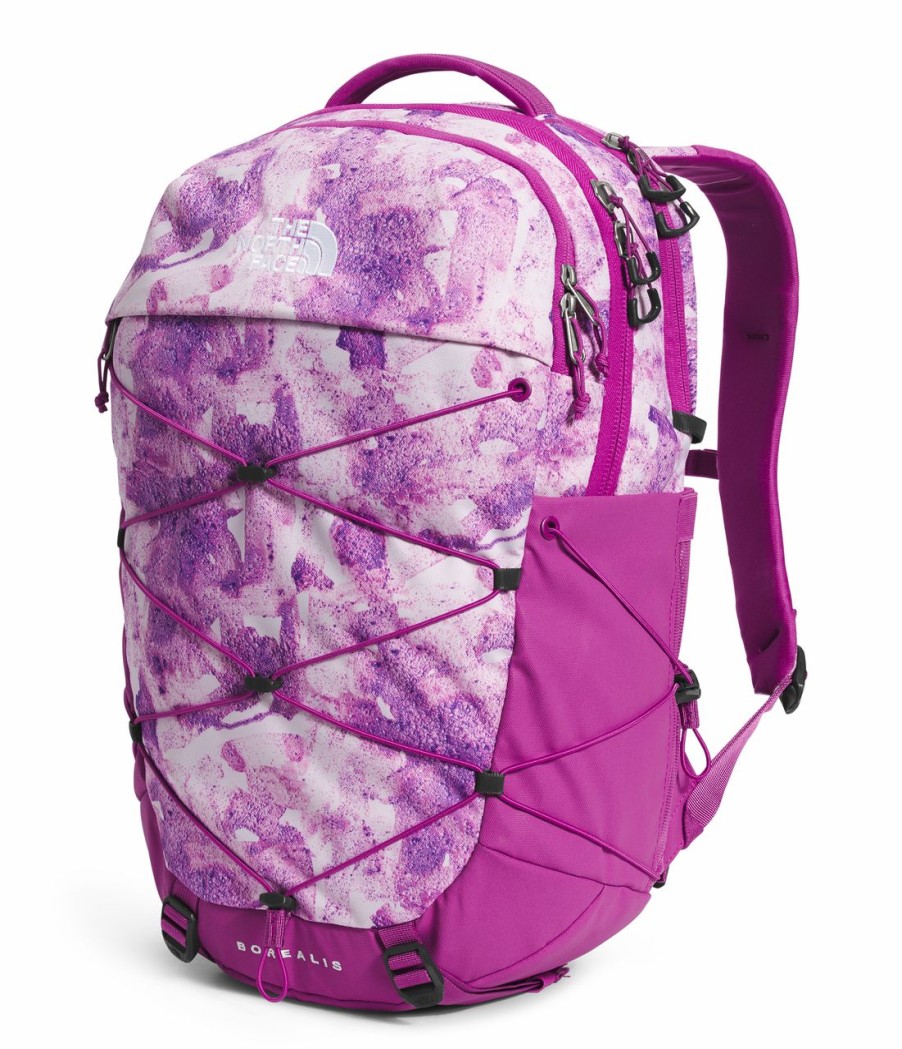 Backpacks * | The North Face Women'S Borealis Backpack Purple Cactus Flower Tonal Dye Print/Purple Cactus Flower