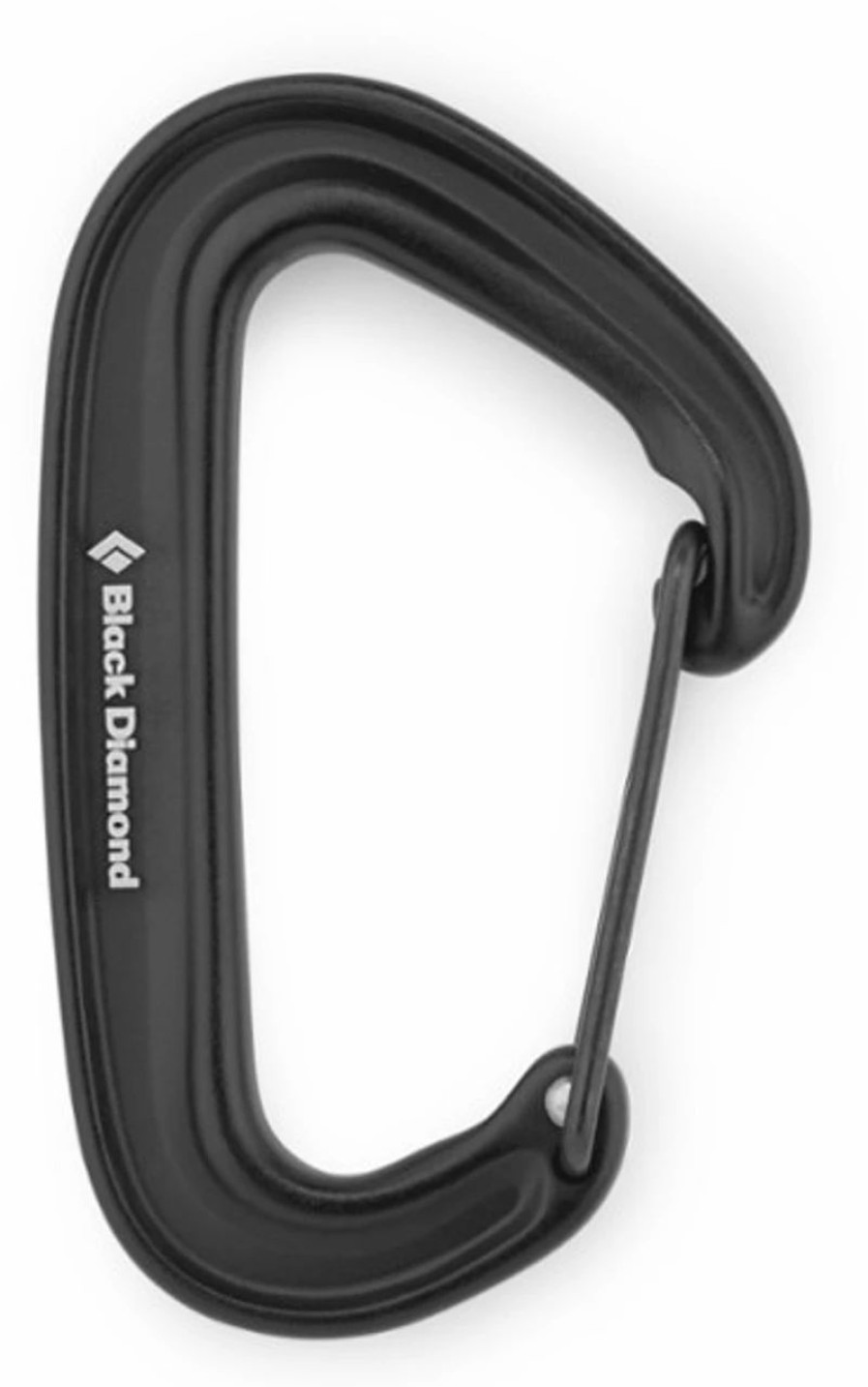 Rock And Snow * | Black Diamond Miniwire Carabiner Black