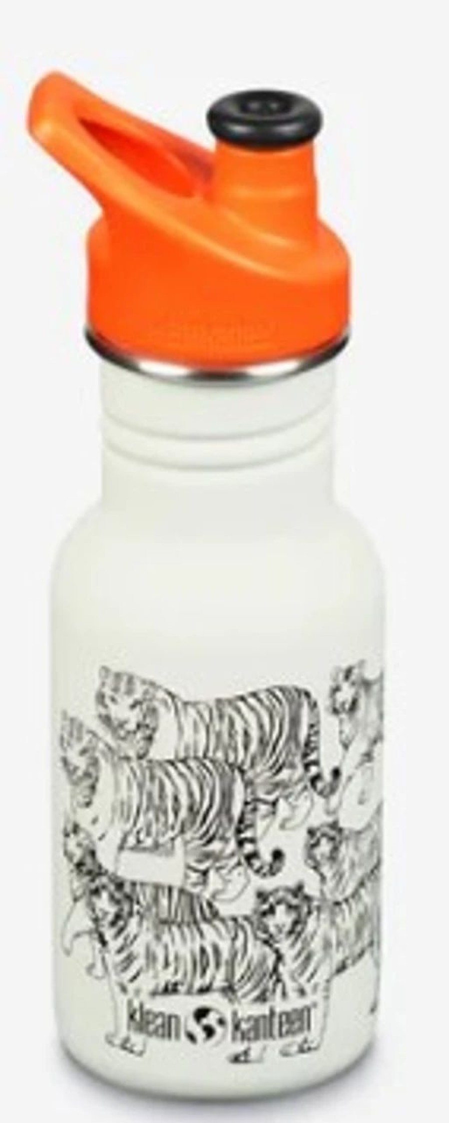 Bottles * | Klean Kanteen Kid'S Classic Narrow 12Oz-Sport Sippy Bottle Tigers