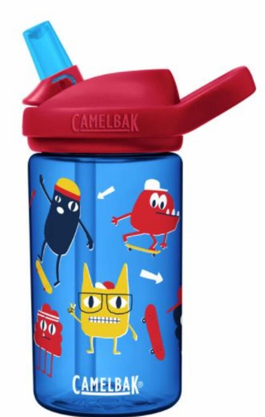 Bottles * | Camelbak Eddy+ Kid'S 14Oz Bottle W/Tritan Renew Skate Monsters