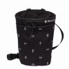 Rock And Snow * | Black Diamond Gym Chalk Bag Black Carabiner Print